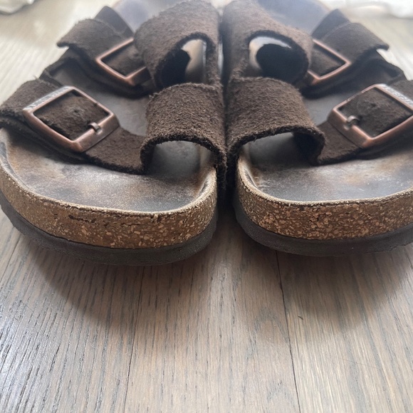 Birkenstocks Arizona Brown Leather Sandals Size 39 (8/8.5) - Picture 5 of 8